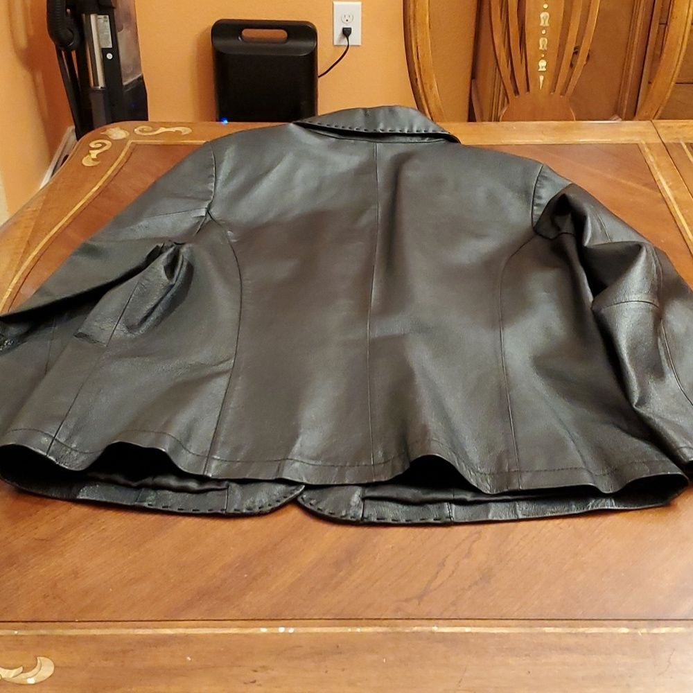 Lane Bryant Genuine Leather Jacket Size 18/20 - Picture 7 of 11